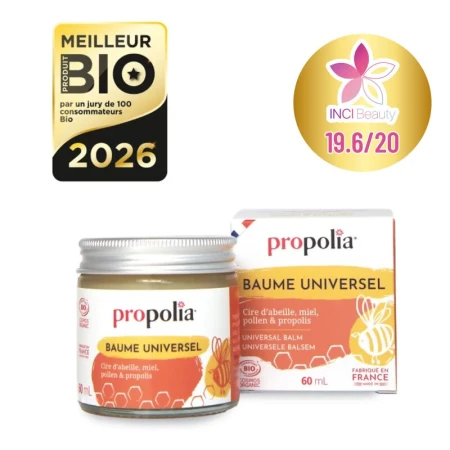 Balsam universal cu ceara de albine, miere, polen si propolis ecologic 60ml Propolia