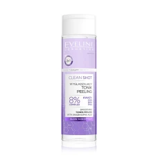 Clean shot toner netezitor cu efect de peeling, 200ml, Eveline Cosmetics