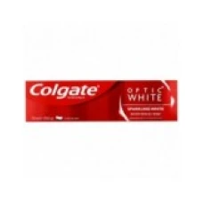 Pasta de Dinti, Colgate, Optic White, Sparkling White, Efect de Albirea Dintilor Intensiv, cu Peroxid de Hidrogen 1%, 75ml