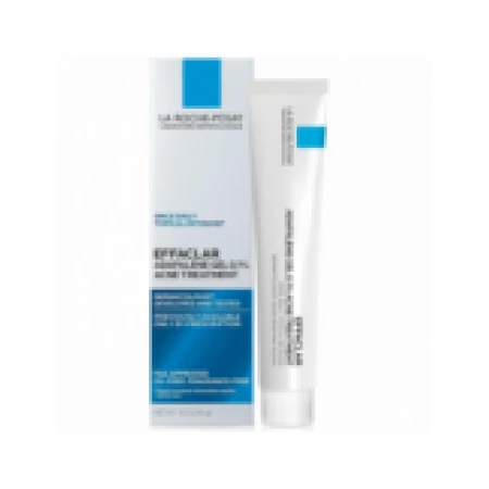 Gel de Fata, La Roche-Posay, Effaclar, Acne Treatment, impotriva Acneei si Eruptiilor Cutanate, Adapalene 0.1%, fara Parfum, 45g