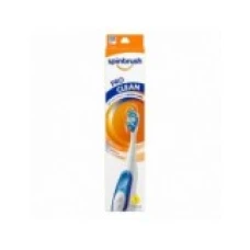 Periuta de Dinti Electrica, Arm & Hammer, Spinbrush, Curatare Eficienta prin 3600 Rotatii, Baterii Incluse, Alb cu Albastru