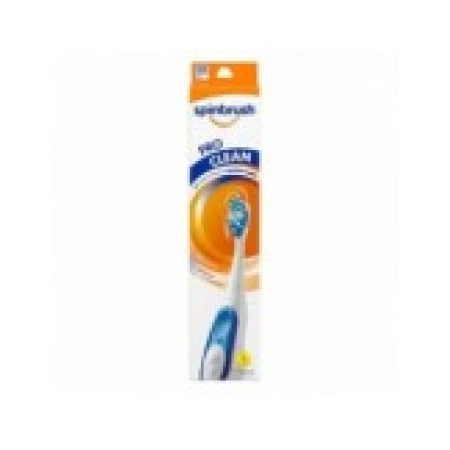 Periuta de Dinti Electrica, Arm & Hammer, Spinbrush, Curatare Eficienta prin 3600 Rotatii, Baterii Incluse, Alb cu Albastru