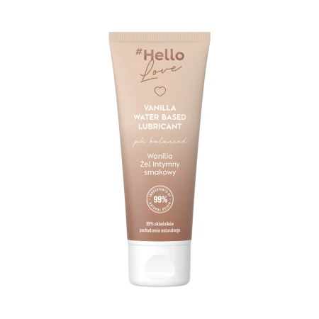 Lubrifiant pe baza de apa Vanilla Hello Love, 75ml, 4Organic
