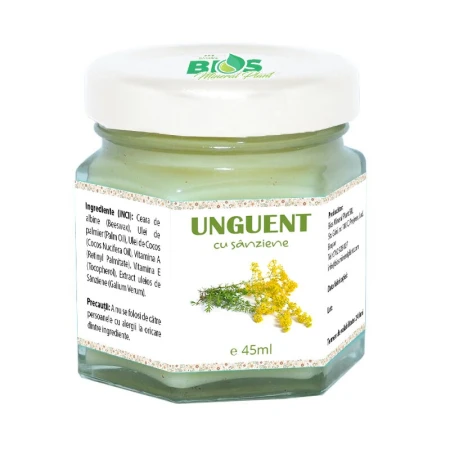 Unguent cu Sanziene, 45 ml, Bios Mineral Plant