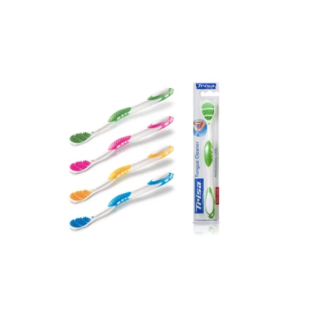 Dispozitiv pentru curatarea limbii Professional, 1 bucata, Trisa