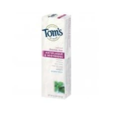 Pasta de Dinti, Tom's of Maine, Antiplaque & Whitening, Albirea Dintilor, fara Fluor, 155.9gr