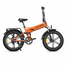 Bicicleta electrica pliabila Ulzomo Dunes 20 E-bike, 750W, 48V 16Ah, autonomie 120km, viteza maxima 40km/h**, Orange, 20''