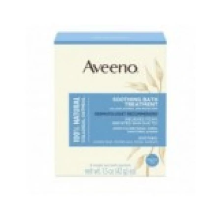 Set Sare de Baie, Aveeno, Therapy, cu Ovaz Coloidal, Calmeaza Iritatiile si Mancarimile, 8 plicuri x 42gr