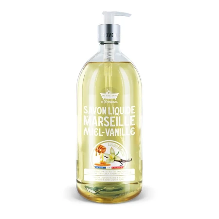 Sapun lichid de Marsilia cu Miere si Vanilie, 1l, Les Petites Bains de Provence