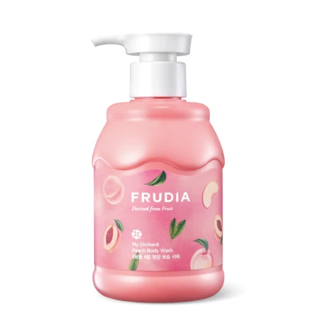 Gel dus hranitor corp cu Piersici My Orchard, 350ml, Frudia