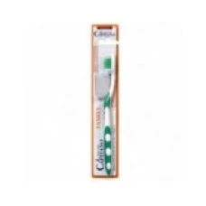 Periuta de Dinti Clasica, Pasta del Capitano, Family, Multi-Protectie, Capac Inclus, Peri Hard, Culoare Verde