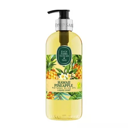 Sapun lichid cu ulei natural de masline Hawaii Pineapple, 500ml, Eyup Sabri Tuncer