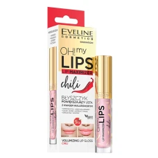 Luciu cu efect de marire Oh! My Lips Maximizer Chili, 4.5ml, Eveline Cosmetics