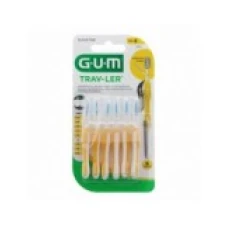 Set 6x Periute Interdentare, GUM, Trav-Ler, pentru Curatare in Profunzime, Tratate cu Clorhexidina, 1.3 mm