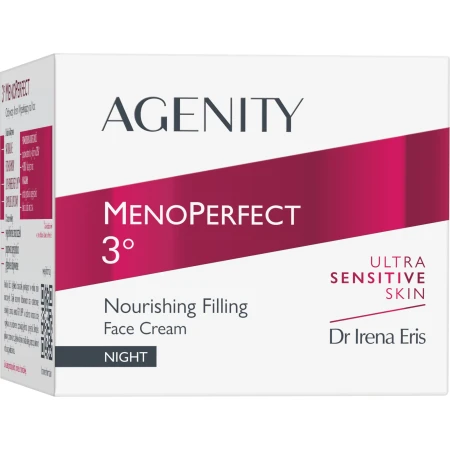Crema de noapte hranitoare cu efect de umplere MenoPerfect 3, 50ml, Agenity