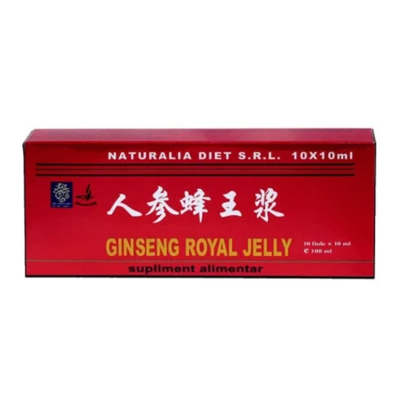 Royal Jelly & Ginseng, 10 fiole x 10ml, Naturalia Diet