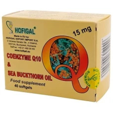 Coenzima Q10, 15mg 40 cps, Hofigal