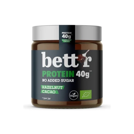 Crema proteica de alune de padure si cacao bio 250g Bettr