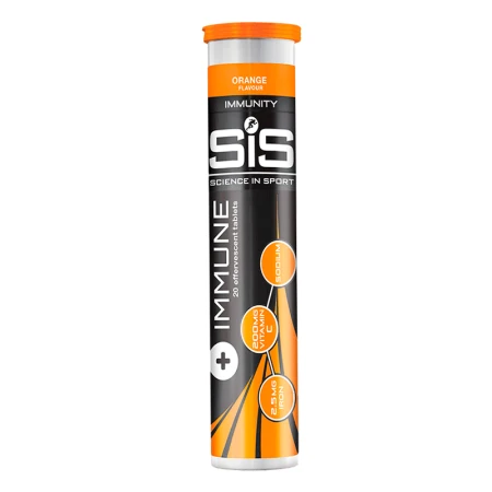 Tablete efervescente de hidratare cu vitamina C si fier Immune, 20 tablete, Sis
