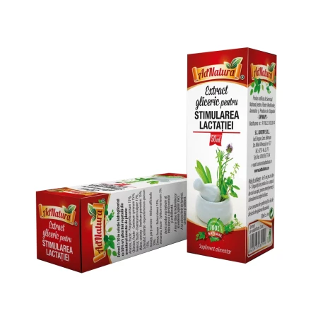 Stimularea lactatiei extract gliceric,50 mililitri,Adnatura