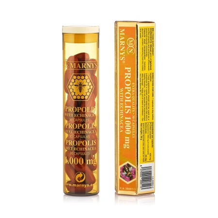 Propolis 1000 Mg + Echinacea, 30 capsule, Marnys