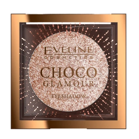 Fard de pleoape Choco Glamour NO1 Moon Sparkle, 3.5g, Eveline Cosmetics
