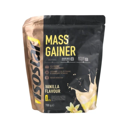 Pudra Mass Gainer cu aroma de vanilie, 700g, Isostar
