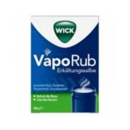 Unguent Rubefiant, Wick, VapoRub, Efect Adjuvant impotriva Simptomelor de Raceala si Tuse, 100gr
