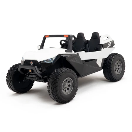 UTV electric pentru 4 copii, Kinderauto Buggy XXL , 500W 24V 14Ah, culoare alba