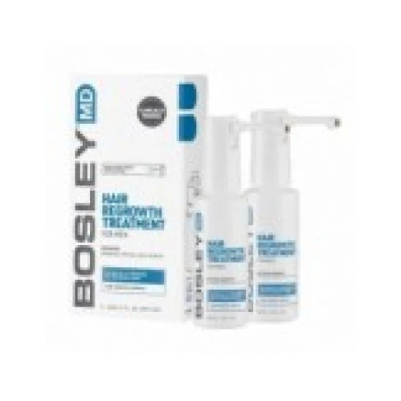 Solutie pentru Cresterea Parului, Bosley MD, Minoxidil 5%, cu Pulverizator, 2x 60ml