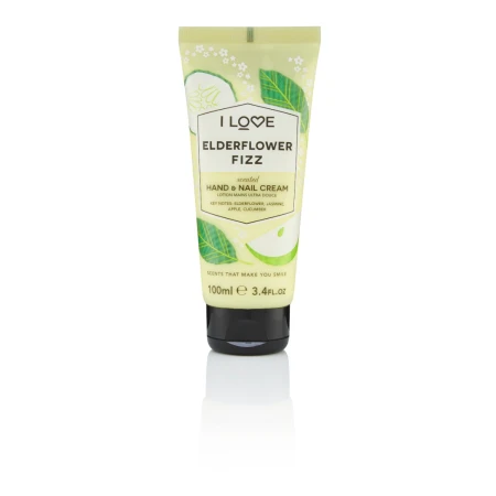 Crema de maini si unghii Elderflower Fizz, 100ml, I Love Cosmetics