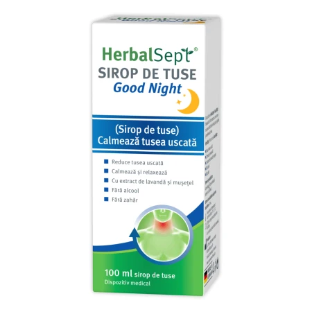 HerbalSept Good Night sirop, 100ml, Zdrovit