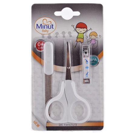 Set manichiura Baby cu 3 piese, 1 bucata, Minut