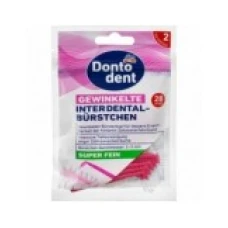 Set 28x Periute Interdentare, Dontodent, Super Fein, Curatare Eficienta, forma L, Culoare Roz, Marime 2-3mm