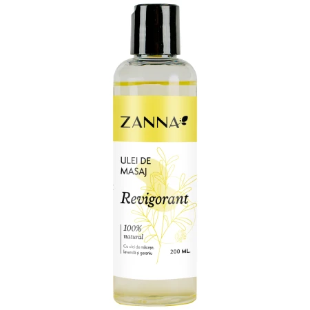 Ulei de masaj Revigorant, 200ml, Zanna