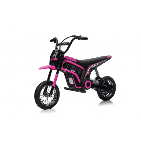 Motocicleta electrica pentru copii, Kinderauto Enduro, 5-10 ani, 350W, 24V, roz