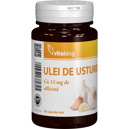 Ulei de usturoi 30mg, 90 capsule moi, Vitaking