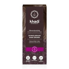 Vopsea de par naturala, SATEN INCHIS, 100gr, Khadi
