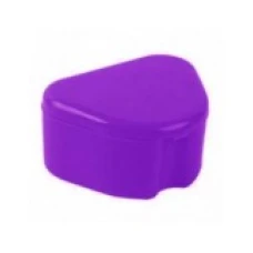 Cutie Depozitare, ZAMO®, pentru Proteza, Aparat Dentar, Lucrari Dentare, Culoare Mov