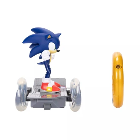 Vehicul cu telecomanda si roti luminoase Sonic Movie