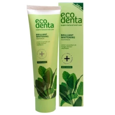Pasta de dinti pentru albire cu ulei de menta, extract de salvie si kalident, 100ml, Ecodenta