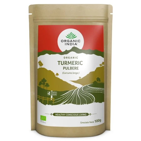 Turmeric pulbere, eco, 100gr, Organic India