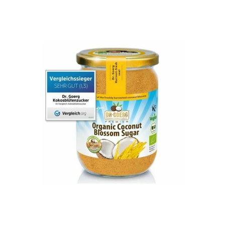 Zahar din nectar de flori de cocos bio 280g Dr. Goerg