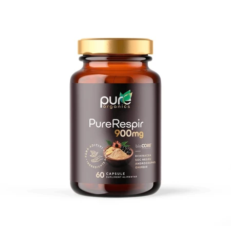 PureRespir – Sprijin respirator - 60cps PureOrganics