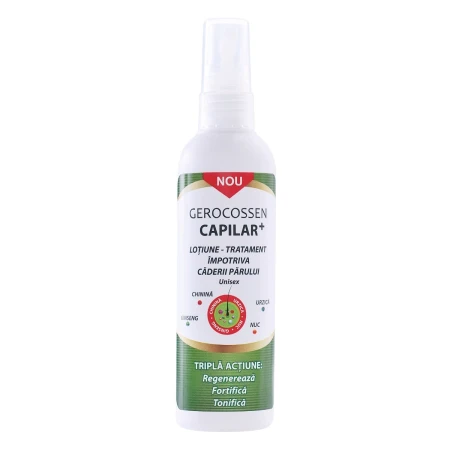 Lotiune tratament impotriva caderii parului Capilar+, 125ml, Gerocossen
