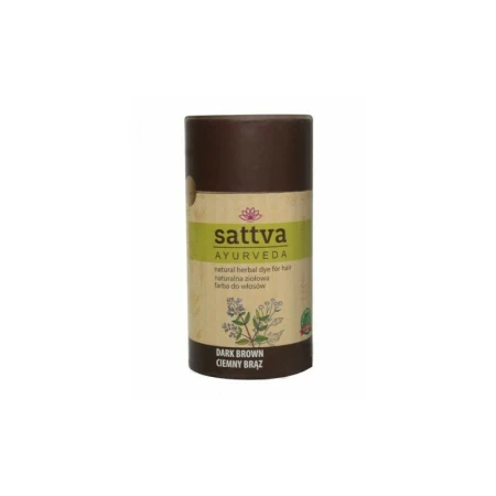 Vopsea Ciocolatiu Inchis (Saten Inchis) 150gr, Sattva Ayurveda