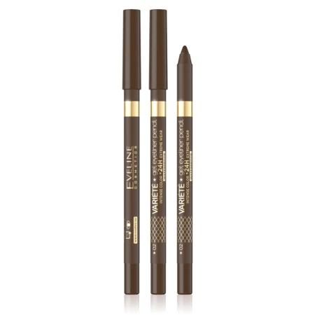 Creion de ochi gel Variete 02 Brown, 1.3g, Eveline Cosmetics