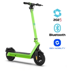 Trotineta electrica pliabila iSEN X9 Plus 2025, Bluetooth, roti 10inch, motor 850W, autonomie maxima 65km, viteza 40km/h, baterie detasabila 15.6Ah (Verde)