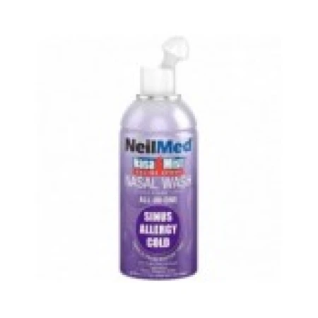 Spray Nazal, NeilMed, NasaMist All in One Multi Purpose, Izotonic, cu Solutie Salina, Calmeaza, Hidrateaza si Curata, 177.6gr