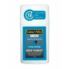 Deodorant natural pentru barbati Deep Forest, 50g, Indus Valley